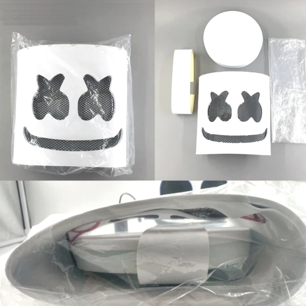 Marshmello Halloween Dj Light up LED Mask NEW kids Adults
